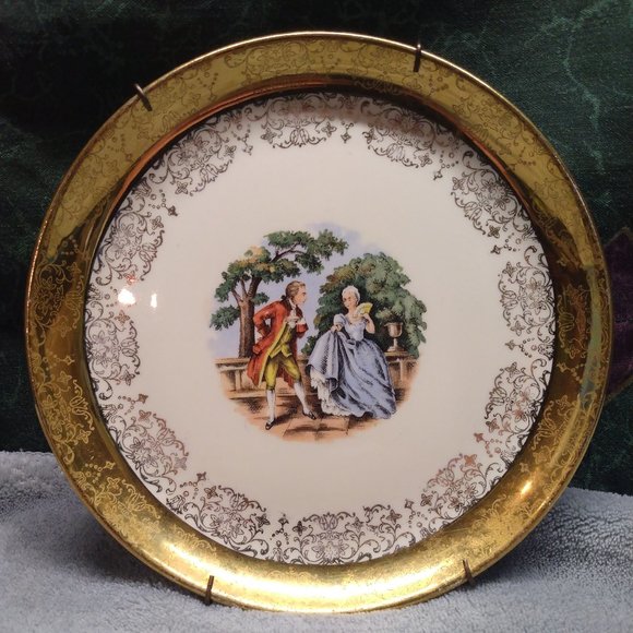 Vintage Sabin crest o gold plate - Picture 1 of 7